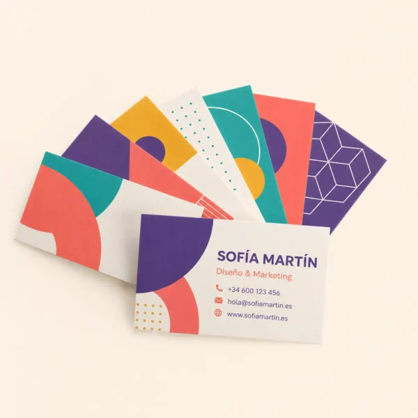 Tarjetas de visita personalizadas 85×55 mm