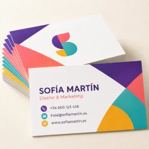 Tarjetas de visita personalizadas 85×55 mm