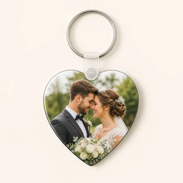 Llaveros personalizados por sublimación con foto, texto o diseño