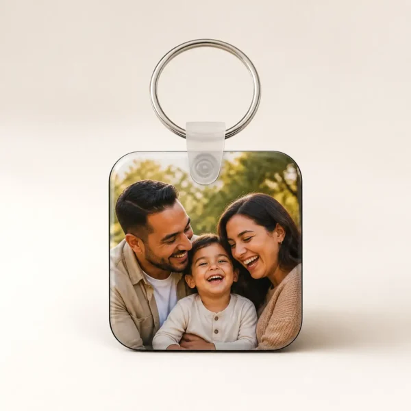 Llaveros personalizados por sublimación con foto, texto o diseño