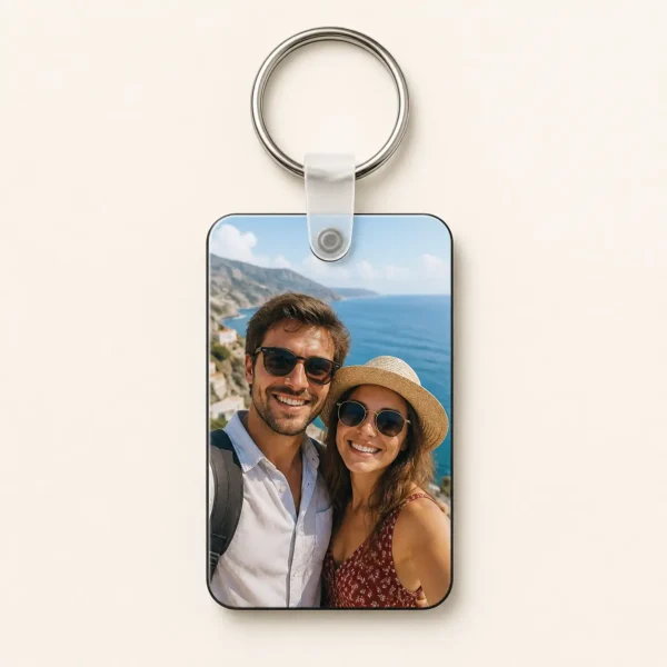 Llaveros personalizados por sublimación con foto, texto o diseño
