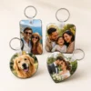 Llaveros personalizados por sublimación con foto, texto o diseño