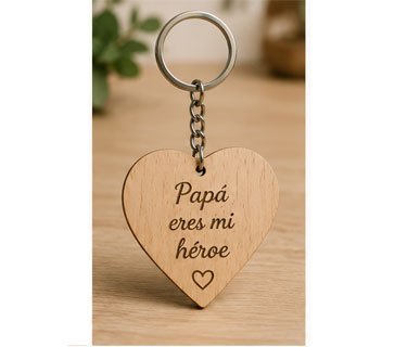 Llaveros de madera personalizados