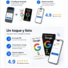 Tarjeta NFC para reseñas Google – acceso directo con un toque