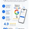 Tarjeta NFC para reseñas Google – acceso directo con un toque