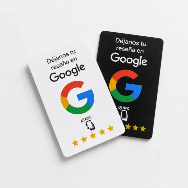 Tarjeta NFC para reseñas Google – acceso directo con un toque